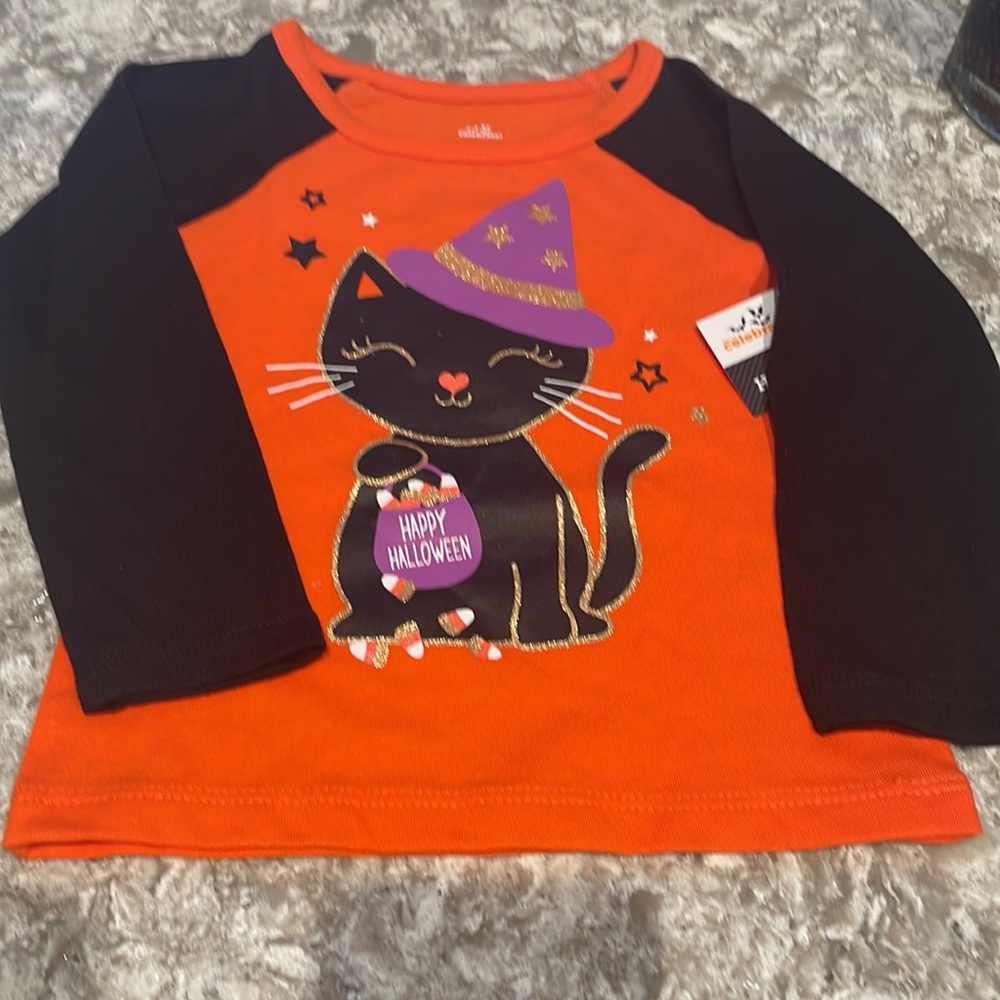 NWT 12 months girl long sleeves Halloween